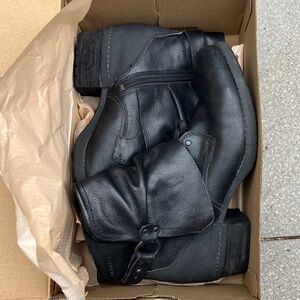 Merrell Black Leather Ankle Boots